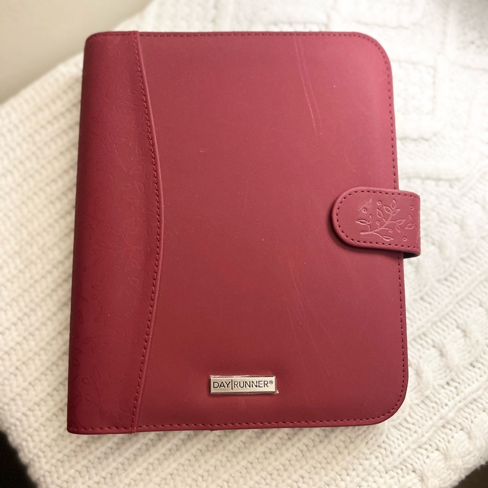 Day Runner Red Planner ❤️